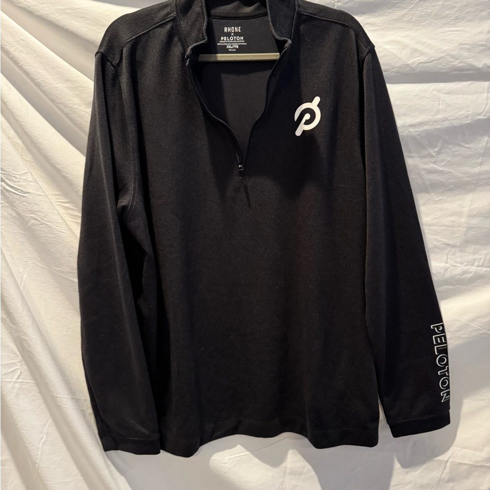 Rhone X Peloton Black Quarter-Zip Pullover